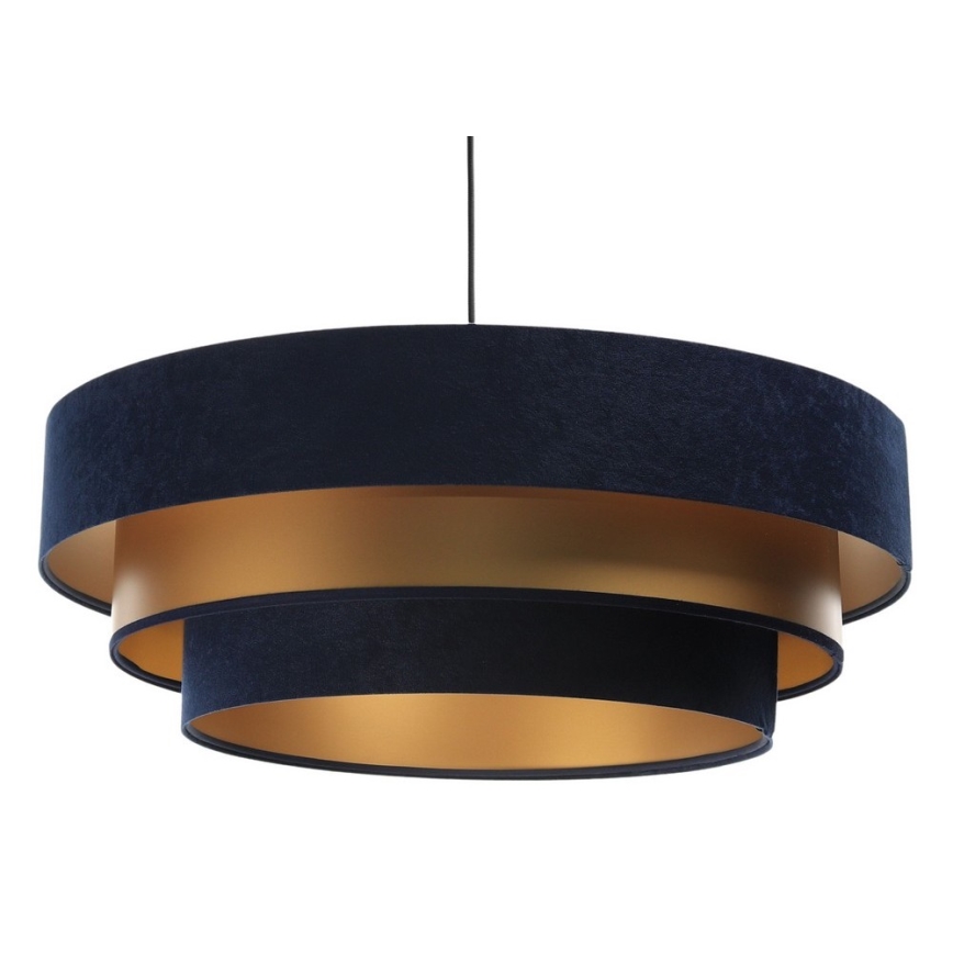 Candelabro suspenso TRINITI 1xE27/60W/230V azul/dourado