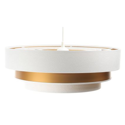 Candelabro suspenso TRINITI 1xE27/60W/230V branco/dourado