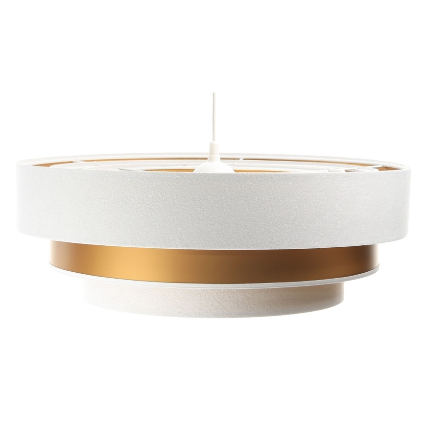 Candelabro suspenso TRINITI 1xE27/60W/230V branco/dourado