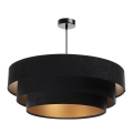 Candelabro suspenso TRINITI 1xE27/60W/230V preto/dourado