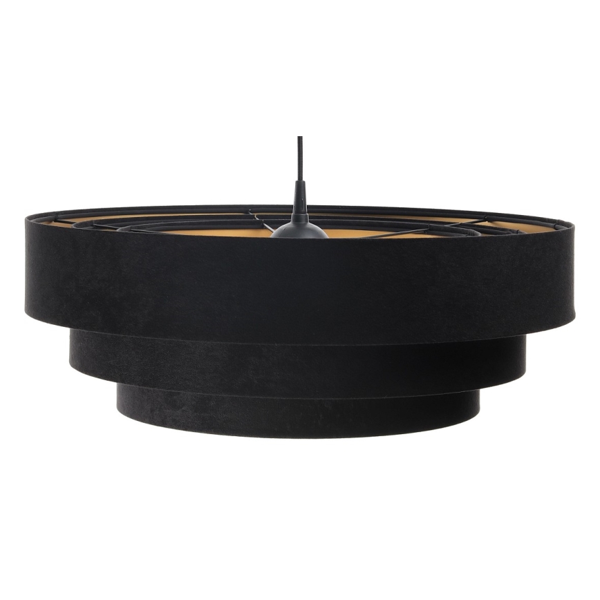 Candelabro suspenso TRINITI 1xE27/60W/230V preto/dourado
