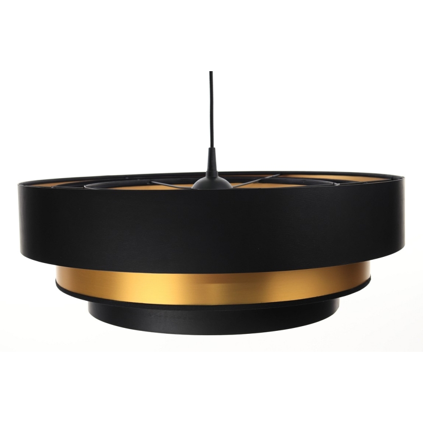 Candelabro suspenso TRINITI 1xE27/60W/230V preto/dourado