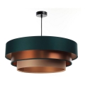 Candelabro suspenso TRINITI 1xE27/60W/230V verde/cobre