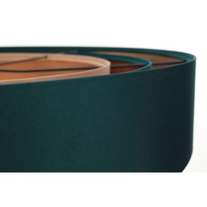 Candelabro suspenso TRINITI 1xE27/60W/230V verde/cobre