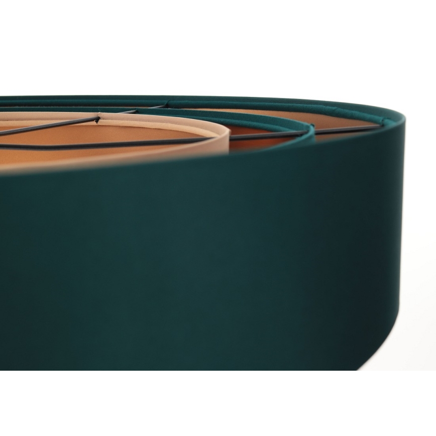 Candelabro suspenso TRINITI 1xE27/60W/230V verde/cobre