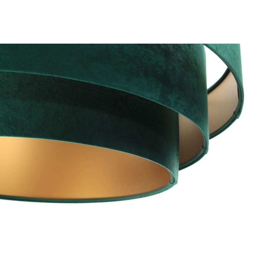 Candelabro suspenso TRINITI 1xE27/60W/230V verde/dourado