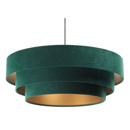 Candelabro suspenso TRINITI 1xE27/60W/230V verde/dourado