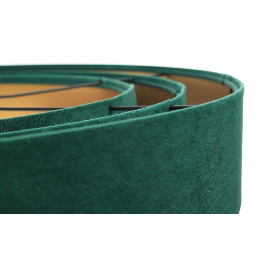 Candelabro suspenso TRINITI 1xE27/60W/230V verde/dourado