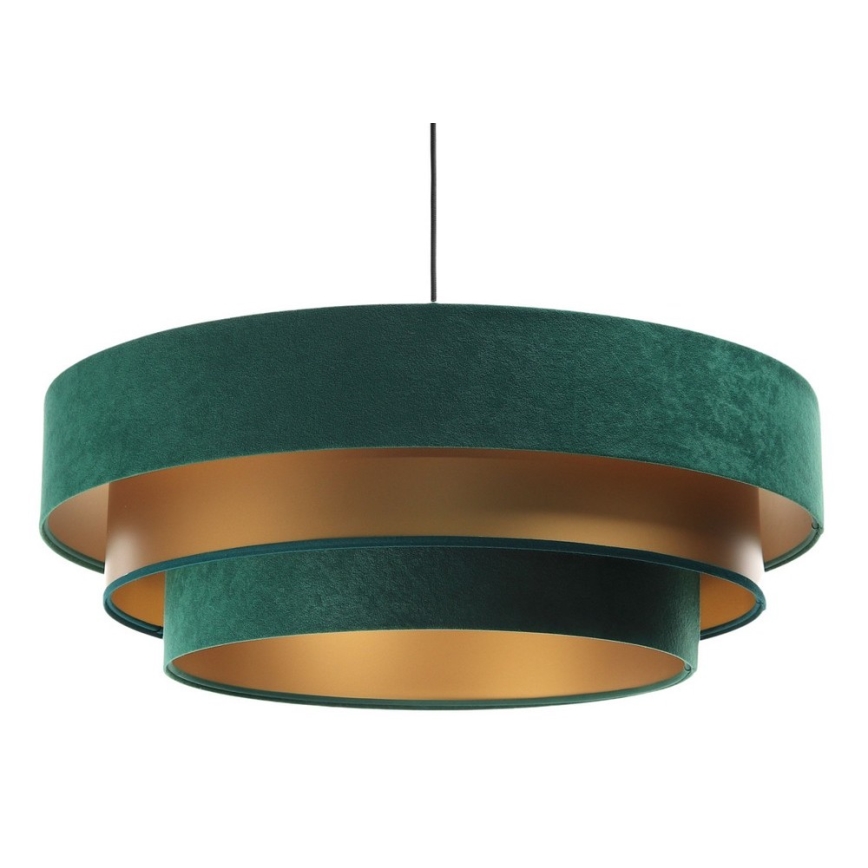 Candelabro suspenso TRINITI 1xE27/60W/230V verde/dourado