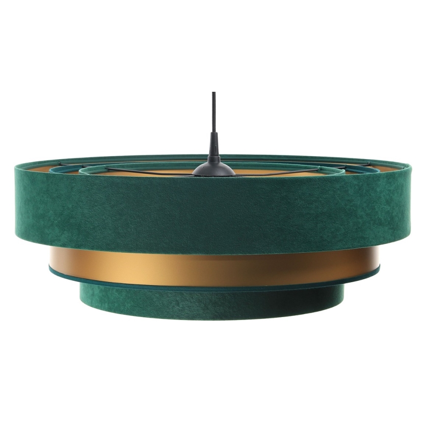 Candelabro suspenso TRINITI 1xE27/60W/230V verde/dourado