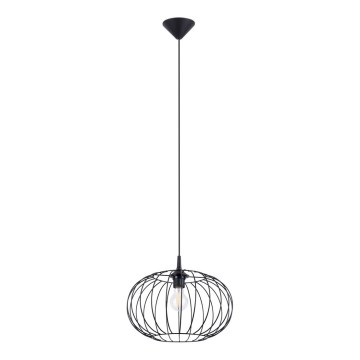 Candelabro suspenso TSUNO 1xE27/15W/230V preto