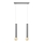 Candelabro suspenso TUBA 2xE27/15W/230V cinzento