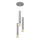 Candelabro suspenso TUBA 3xE27/15W/230V cinzento