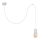 Candelabro suspenso TUBE LONG 1xE27/15W/230V branco