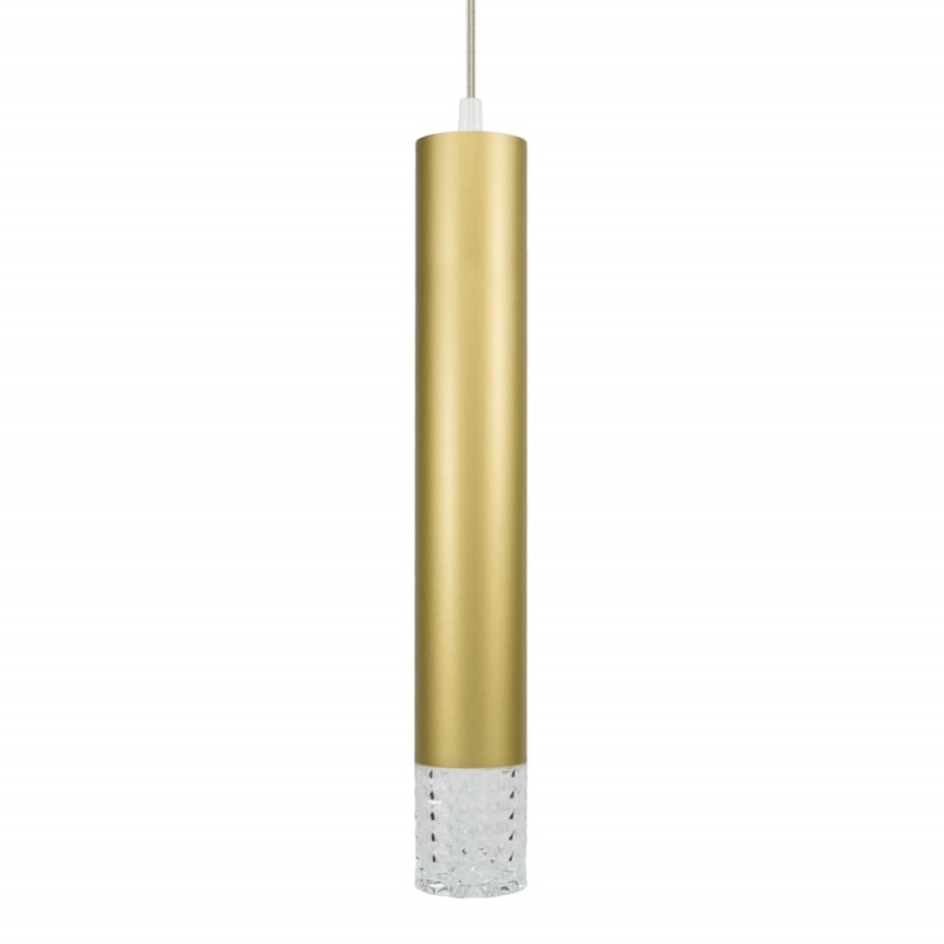 Candelabro suspenso TUBI 1xGU10/8W/230V dourada