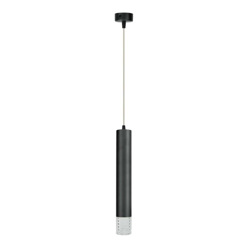 Candelabro suspenso TUBI 1xGU10/8W/230V preto