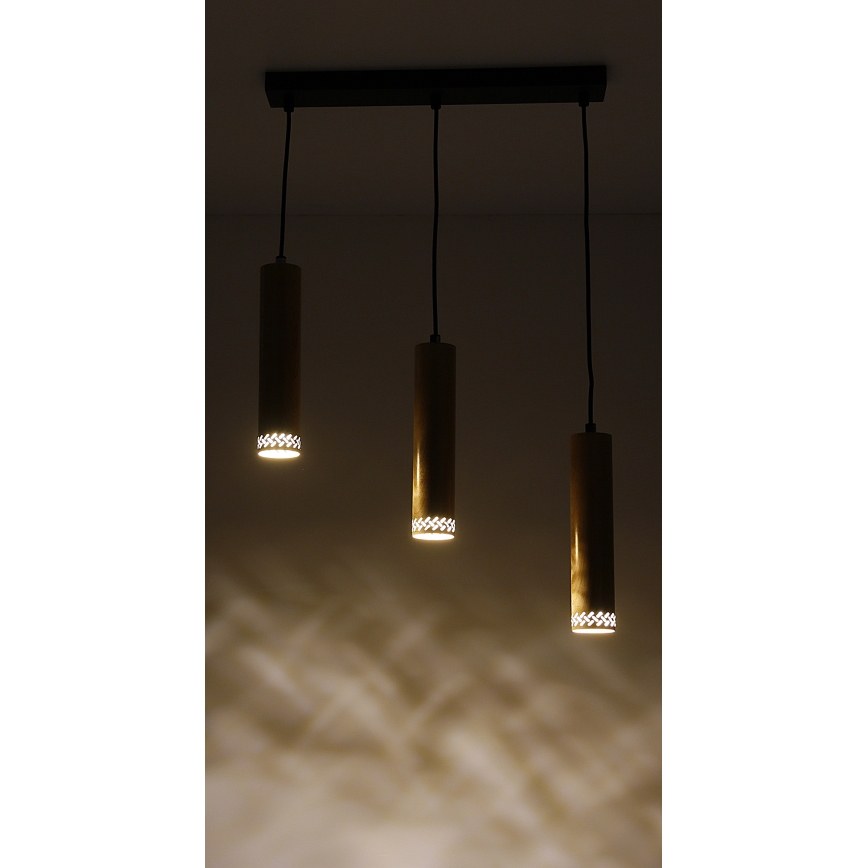 Candelabro suspenso TUBO 3xGU10/25W/230V