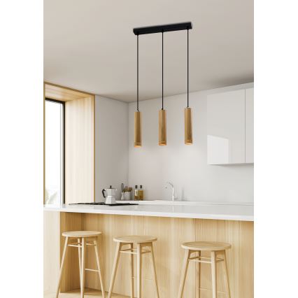Candelabro suspenso TUBO 3xGU10/25W/230V