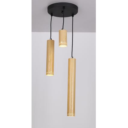 Candelabro suspenso TUBO 3xGU10/25W/230V