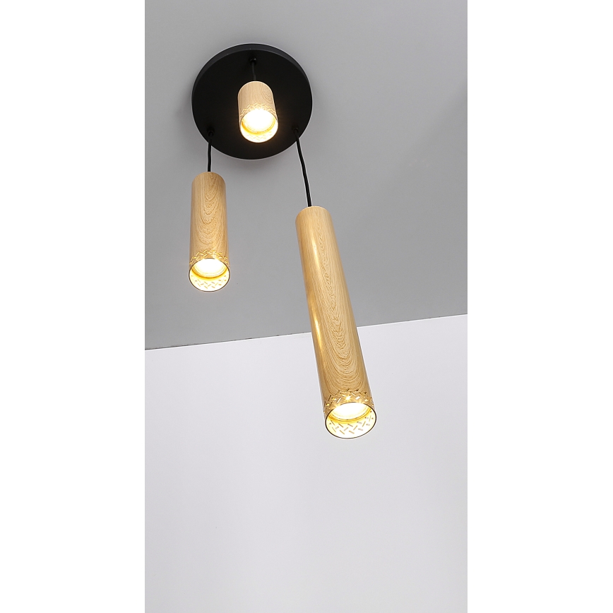 Candelabro suspenso TUBO 3xGU10/25W/230V