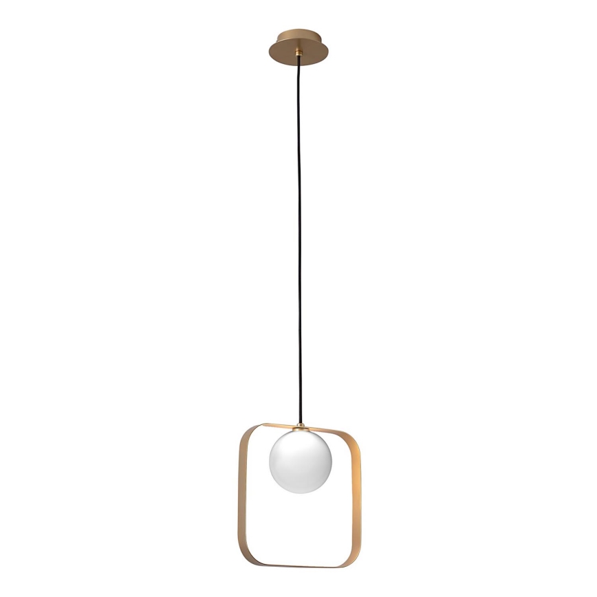 Candelabro suspenso TULA 1xG9/28W/230V angular dourado