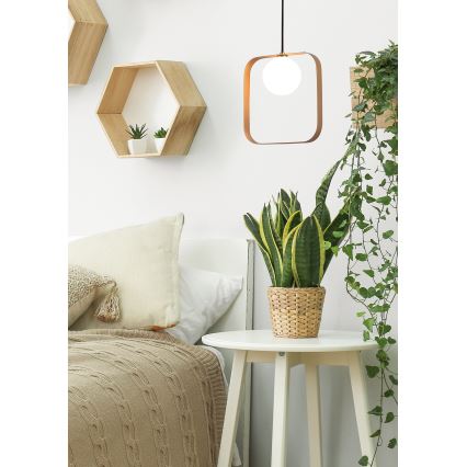 Candelabro suspenso TULA 1xG9/28W/230V angular dourado
