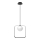 Candelabro suspenso TULA 1xG9/28W/230V angular preto