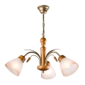 Candelabro suspenso TULIPAN 3xE27/60W/230V faia - FSC certificado