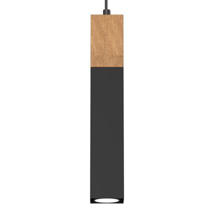 Candelabro suspenso TULUM 3xGU10/60W/230V preto