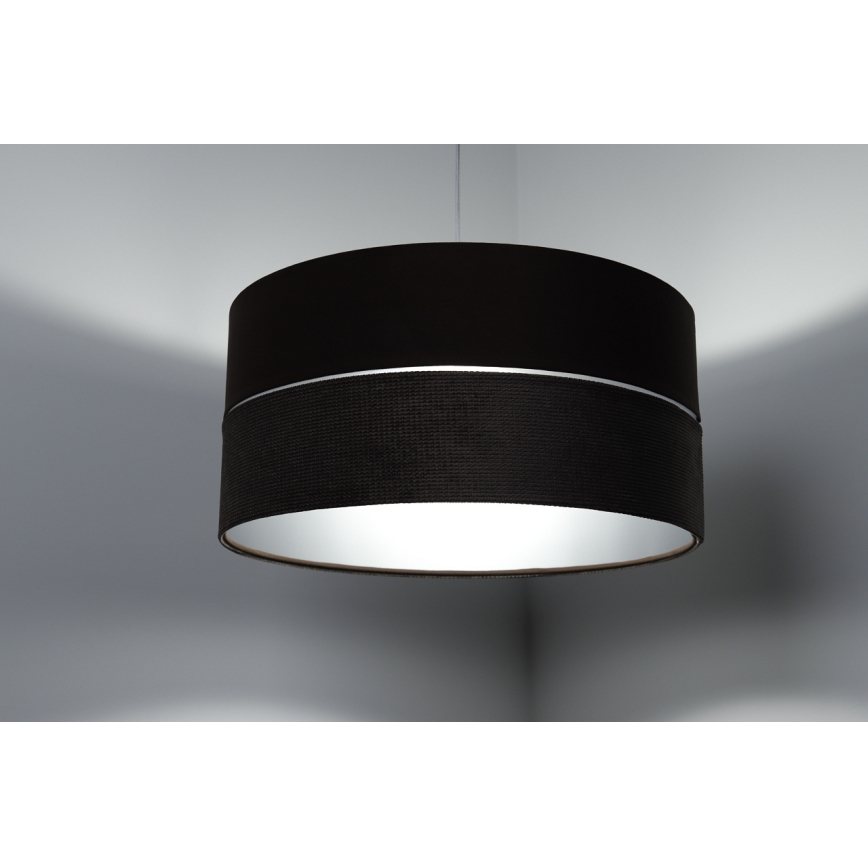 Candelabro suspenso TWIST 1xE27/60W/230V castanho/prateado