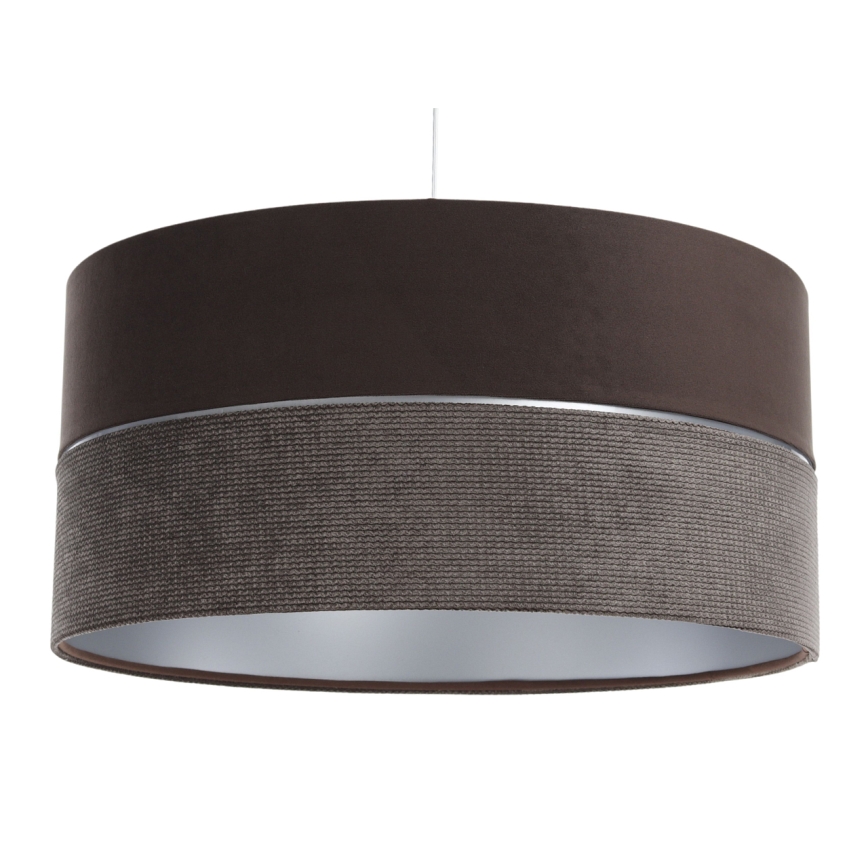 Candelabro suspenso TWIST 1xE27/60W/230V castanho/prateado