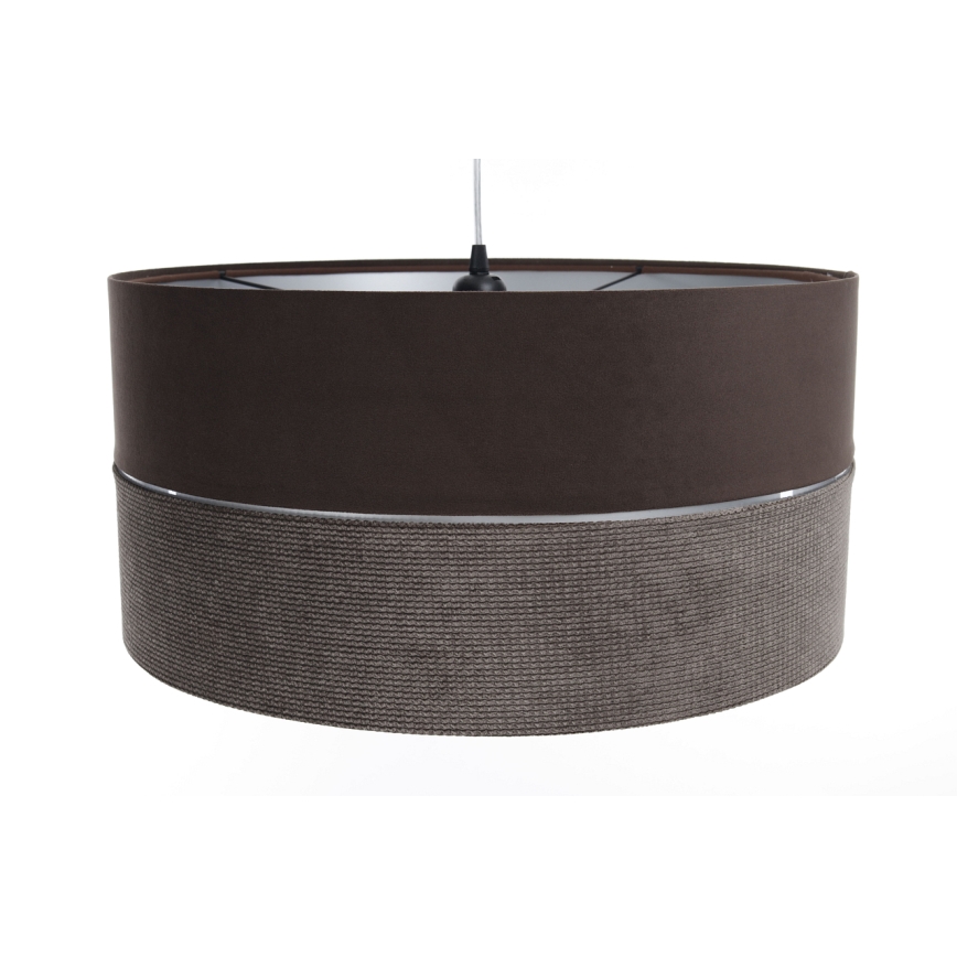 Candelabro suspenso TWIST 1xE27/60W/230V castanho/prateado