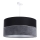 Candelabro suspenso TWIST 1xE27/60W/230V preto/cinzento/prateado