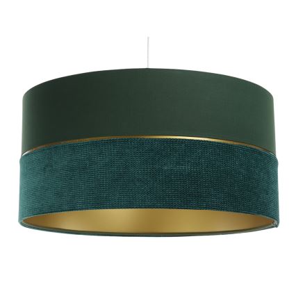 Candelabro suspenso TWIST 1xE27/60W/230V verde/dourada
