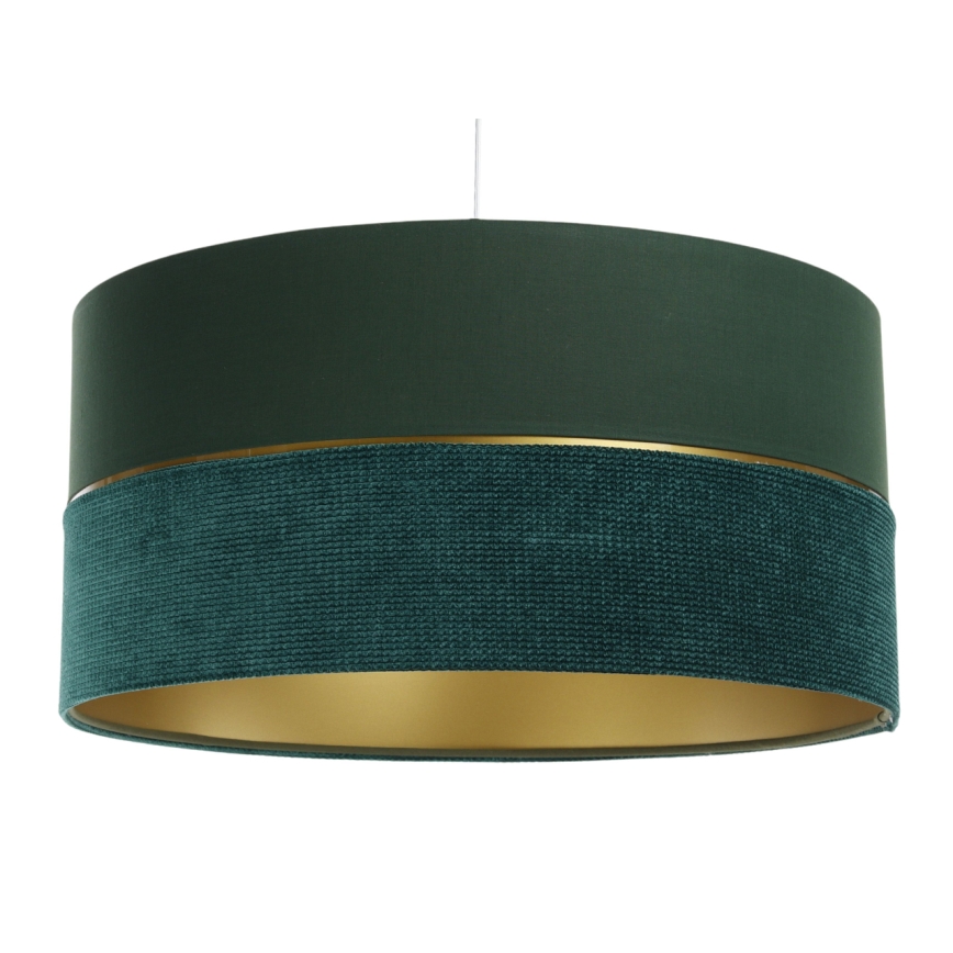 Candelabro suspenso TWIST 1xE27/60W/230V verde/dourada
