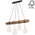 Candelabro suspenso ULMO 4xE27/25W/230V pinho – FSC certificado