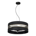 Candelabro suspenso ULTIMO 3xE27/60W/230V preto