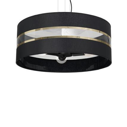 Candelabro suspenso ULTIMO 3xE27/60W/230V preto
