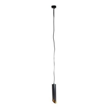 Candelabro suspenso VALDA 1xGU10/60W/230V 132 cm preto