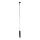 Candelabro suspenso VALDA 1xGU10/60W/230V 132 cm preto