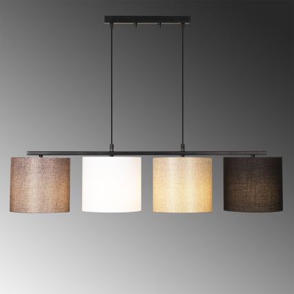 Candelabro suspenso VALIZ 4xE27/40W/230V