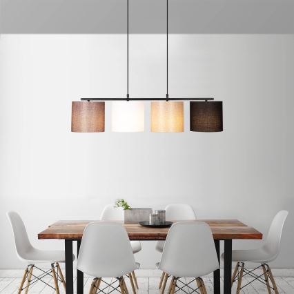 Candelabro suspenso VALIZ 4xE27/40W/230V