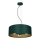 Candelabro suspenso VERDE 3xE27/60W/230V verde