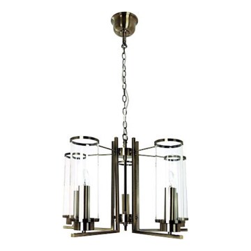 Candelabro suspenso VERDI 5xE14/40W/230V - certificado por FSC