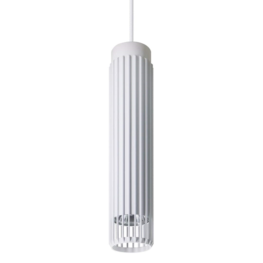 Candelabro suspenso VERTICAL 1xGU10/8W/230V branco