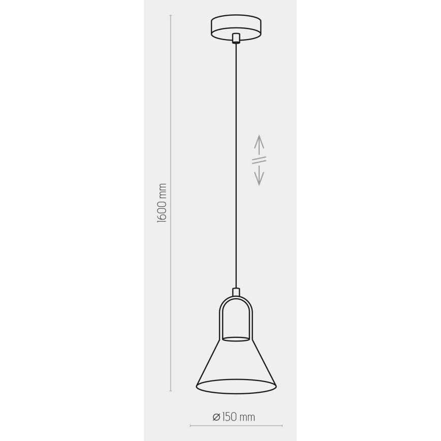 Candelabro suspenso VICHY 1xGU10/10W/230V