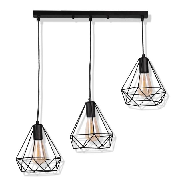 Candelabro suspenso VIGO 3xE27/20W/230V