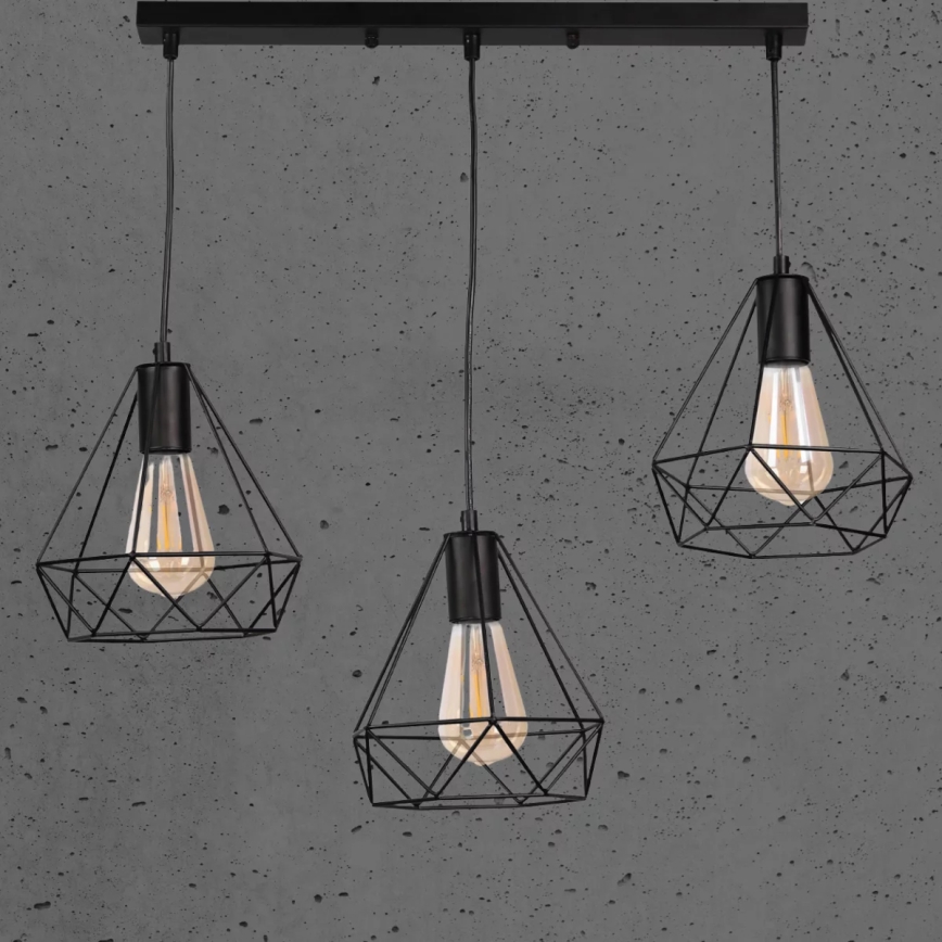 Candelabro suspenso VIGO 3xE27/20W/230V