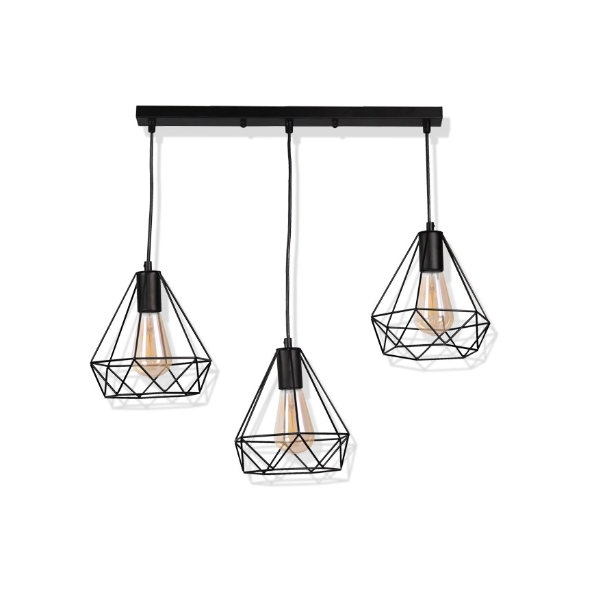 Candelabro suspenso VIGO 3xE27/20W/230V