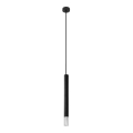 Candelabro suspenso VIZIER 1xG9/40W/230V preto